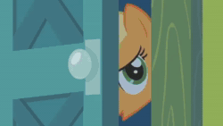 Size: 640x360 | Tagged: safe, edit, edited screencap, screencap, apple bloom, applejack, applejack (g1), earth pony, pony, ponies: the anthology 2, g4, season 2, the cutie pox, abuse, animated, applejack is not amused, female, filly, funny, kick, mare, silly, silly pony, sky, sound, television, unamused, webm, who's a silly pony, youtube link