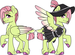 Size: 1694x1256 | Tagged: safe, artist:mourningfog, private pansy, pegasus, pony, g4, founders of equestria, redesign, solo