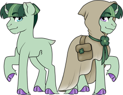 Size: 1567x1214 | Tagged: safe, artist:mourningfog, clover the clever, oc, oc only, pony, unicorn, g4, founders of equestria, redesign, solo