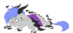 Size: 2500x1132 | Tagged: safe, artist:melodytheartpony, oc, oc:melody silver, dracony, dragon, hybrid, angry, blanket, female, pillow, runny nose, sad, sick, solo, teary eyes