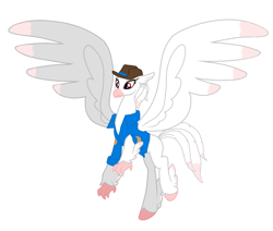Size: 4096x3470 | Tagged: safe, artist:agdapl, classical hippogriff, hippogriff, base used, clothes, crossover, female, hat, hippogriffied, rule 63, sniper, sniper (tf2), solo, species swap, team fortress 2
