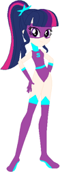 Size: 202x574 | Tagged: safe, artist:selenaede, artist:sturk-fontaine, sci-twi, twilight sparkle, equestria girls, g4, base used, boots, clothes, female, gloves, hand on hip, looking at you, mask, sci-titan, shoes, simple background, solo, superhero, superhero costume, white background