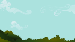 Size: 1280x720 | Tagged: source needed, safe, screencap, bridle gossip, g4, season 1, background, cloud, everfree forest, no pony, scenic ponyville, sky