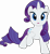 Size: 3000x3272 | Tagged: safe, artist:dashiesparkle, rarity, pony, g4, .svg available, high res, simple background, solo, transparent background, vector