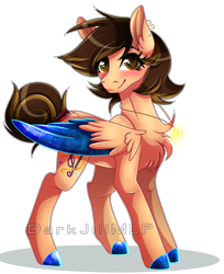 Size: 3160x3872 | Tagged: safe, artist:darkjillmlp123, oc, oc only, oc:gabby, pegasus, pony, female, high res, mare, simple background, solo, transparent background, two toned wings, wings