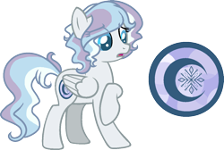 Size: 1215x817 | Tagged: safe, artist:gallantserver, oc, oc only, oc:winter solstice, pegasus, pony, adopted offspring, female, mare, parent:princess cadance, parent:shining armor, parents:shiningcadance, simple background, solo, transparent background