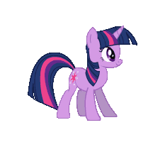 Size: 233x207 | Tagged: safe, twilight sparkle, pony, unicorn, fighting is magic, g4, animated, idle animation, simple background, solo, transparent background, unicorn twilight
