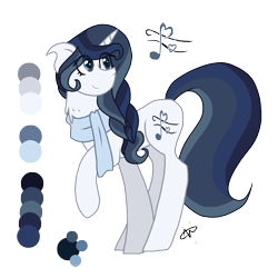 Size: 1700x1700 | Tagged: safe, artist:gallantserver, oc, oc only, oc:swan song, pony, unicorn, clothes, female, mare, offspring, parent:fancypants, parent:rarity, parents:raripants, scarf, simple background, solo, transparent background