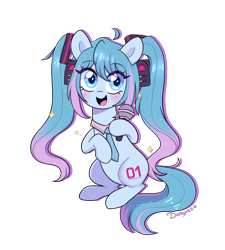 Size: 1800x2000 | Tagged: safe, artist:darkynez, kotobukiya, pony, anime, hatsune miku, kotobukiya hatsune miku pony, ponified, vocaloid