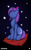 Size: 2160x3514 | Tagged: source needed, safe, artist:ob2908, oc, oc:glare moon, pony, unicorn, female, high res, sitting