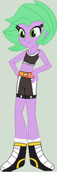 Size: 158x477 | Tagged: safe, artist:jadeharmony, grape stem, equestria girls, g4, cute, equestria girls-ified, exeron fighters, grapebetes, martial arts kids, martial arts kids outfits, older, older grape stem