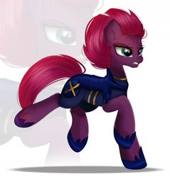 Size: 1793x1872 | Tagged: safe, artist:janelearts, tempest shadow, pony, unicorn, g4, my little pony: the movie, broken horn, ear fluff, female, horn, mare, simple background, solo, white background, zoom layer