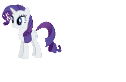 Size: 690x449 | Tagged: artist needed, source needed, safe, rarity, pony, unicorn, explore ponyville, g4, animated, disgusted, gif, raised hoof, simple background, solo, sprite, transparent background