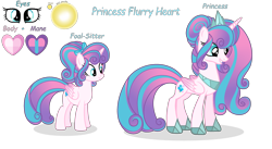 Size: 3018x1654 | Tagged: safe, artist:starshine-sentryyt, princess flurry heart, alicorn, pony, g4, female, mare, older, older flurry heart, reference sheet, simple background, solo, transparent background