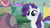 Size: 1280x720 | Tagged: safe, editor:rarity vrymer collective, screencap, rarity, sweetie belle, pony, unicorn, g4, my little pony: friendship is magic, sisterhooves social, belle sisters, clothes line, cute, female, filly, foal, mare, raribetes, siblings, sisters, smiling