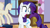 Size: 1280x720 | Tagged: safe, screencap, rarity, g4, sisterhooves social, carousel boutique, female, mannequin, mare, open mouth