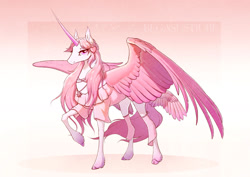 Size: 1280x906 | Tagged: safe, artist:begasus, oc, oc only, alicorn, pony, alicorn oc, horn, solo, wings