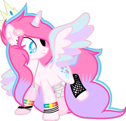Size: 717x690 | Tagged: safe, artist:pegasski, oc, oc only, alicorn, pony, g4, alicorn oc, base used, female, horn, looking back, mare, simple background, solo, transparent background, wings