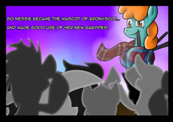 Size: 540x382 | Tagged: safe, artist:bronyscot, oc, oc:nessie (bronyscot), earth pony, comic:the story of nessie, bagpipes, bronyscot, comic, earth pony oc