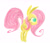 Size: 1920x1635 | Tagged: safe, artist:iwanttobeatoon, fluttershy, pegasus, pony, g4, deviantart watermark, obtrusive watermark, simple background, solo, watermark, white background