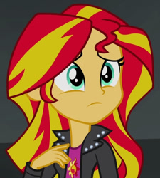 Size: 557x618 | Tagged: safe, screencap, sunset shimmer, equestria girls, g4, my little pony equestria girls: rainbow rocks, cropped, solo