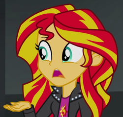 Size: 647x618 | Tagged: safe, screencap, sunset shimmer, equestria girls, g4, my little pony equestria girls: rainbow rocks, cropped, solo