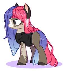 Size: 800x871 | Tagged: safe, artist:yukiiichi, oc, oc only, earth pony, pony, clothes, female, mare, simple background, solo, transparent background