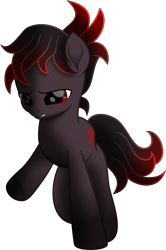 Size: 4836x7275 | Tagged: safe, artist:php178, derpibooru exclusive, oc, oc only, oc:trauma trigger, earth pony, pony, derpibooru, fallout equestria, g4, my little pony: the movie, .svg available, absurd resolution, biting, broken spirit, cute, derpibooru ponified, earth pony oc, fallout equestria oc, gradient mane, gradient tail, grimace, heart, heartbreak, hoof heart, inkscape, lip bite, looking down, male, meta, mod, movie accurate, outstretched hoof, ponified, profile, raised hoof, sad, sadorable, shading, stallion oc, stretching, svg, trauma trigger, vector, walking, wandering