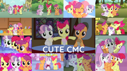 Size: 1280x721 | Tagged: safe, edit, edited screencap, editor:quoterific, screencap, apple bloom, applejack, fluttershy, pinkie pie, rarity, scootaloo, sweetie belle, twilight sparkle, earth pony, pegasus, pony, unicorn, appleoosa's most wanted, crusaders of the lost mark, flight to the finish, g4, growing up is hard to do, hearts and hooves day (episode), just for sidekicks, one bad apple, pinkie pride, season 1, season 2, season 3, season 4, season 5, season 6, season 8, season 9, stare master, surf and/or turf, the fault in our cutie marks, the mane attraction, the show stoppers, ^^, adorabloom, apple bloom's bow, babs seed song, being big is all it takes, bow, cape, carousel boutique, clothes, cmc cape, cute, cutealoo, cutie mark crusaders, cutie mark cuties, diasweetes, drinking, drinking straw, eyes closed, female, filly, hair bow, hearts as strong as horses, mare, milkshake, offscreen character, older, older apple bloom, older cmc, older scootaloo, older sweetie belle, open mouth, smiling, sugarcube corner, the magic inside, twilight's castle, unicorn twilight