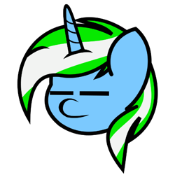 Size: 512x512 | Tagged: safe, artist:isaac_pony, oc, oc:igames, bored, emoji, eyes closed, simple background, transparent background