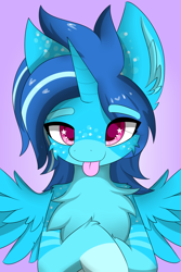 Size: 1000x1500 | Tagged: safe, artist:llhopell, oc, oc only, alicorn, pony, simple background, solo