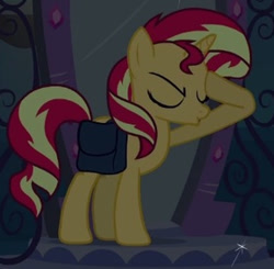 Size: 288x282 | Tagged: safe, screencap, sunset shimmer, pony, unicorn, equestria girls, g4, my little pony equestria girls, cropped, female, mare, solo