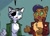 Size: 263x190 | Tagged: safe, artist:tony fleecs, idw, capper dapperpaws, chummer, abyssinian, cat, anthro, g4, season 10, spoiler:comic, spoiler:comic97, chest fluff