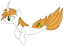 Size: 714x510 | Tagged: safe, artist:agdapl, oc, oc only, seapony (g4), base used, curved horn, eyelashes, female, horn, simple background, solo, white background