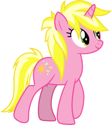 Size: 3000x3326 | Tagged: safe, artist:cloudy glow, sunshine smiles, pony, unicorn, canterlot boutique, g4, .ai available, cutie mark, female, high res, mare, simple background, smiling, solo, transparent background, vector