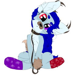 Size: 1217x1200 | Tagged: safe, artist:sajimex, oc, oc only, oc:hajime, deer, pegasus, pony, antlers, clothes, female, furry, head tilt, reference used, simple background, socks, transparent background