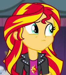 Size: 511x583 | Tagged: safe, screencap, sunset shimmer, trixie, equestria girls, g4, my little pony equestria girls: rainbow rocks, cropped, duo, duo female, female, solo focus