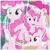 Size: 2560x2560 | Tagged: safe, edit, edited screencap, editor:wittleponiez, screencap, pinkie pie, earth pony, pony, fall weather friends, g4, the mean 6, bipedal, collage, cute, diapinkes, female, happy, heart, high res, instagram, mane, photoshop, pink, smiling