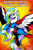 Size: 730x1095 | Tagged: safe, artist:liaaqila, artist:nouseyourname, princess celestia, alicorn, pony, g4, cape, clothes, female, horn, male, mare, smiling, solo, superhero, superhero celestia, superman, supermare, traditional art, trollestia, trolling, wings