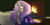 Size: 1280x651 | Tagged: safe, artist:mushroompone, fluttershy, twilight sparkle, alicorn, pegasus, pony, g4, female, fire, fireplace, lesbian, looking at each other, lying down, mare, ship:twishy, shipping, smiling, snuggling, twilight sparkle (alicorn)