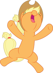 Size: 3000x4167 | Tagged: safe, artist:dashiesparkle, applejack, earth pony, pony, applebuck season, g4, season 1, .svg available, female, high res, mare, simple background, solo, transparent background, vector