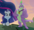 Size: 806x704 | Tagged: safe, screencap, rarity, spike, twilight sparkle, alicorn, dragon, pony, unicorn, g4, season 9, the last problem, cropped, duo focus, female, gigachad spike, male, mare, medal, offscreen character, older, older rarity, older spike, older twilight, older twilight sparkle (alicorn), princess twilight 2.0, ship:sparity, shipping, skunk stripe, smiling, straight, sunset, twilight sparkle (alicorn), winged spike, wings