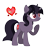 Size: 4752x4752 | Tagged: safe, artist:gallantserver, oc, oc only, oc:heartstone pie, pony, unicorn, absurd resolution, female, mare, offspring, parent:king sombra, parent:maud pie, simple background, solo, transparent background