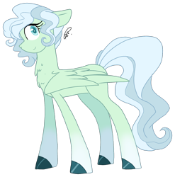 Size: 1538x1558 | Tagged: safe, artist:gallantserver, oc, oc only, oc:parasprite, changepony, hybrid, pegasus, pony, disguise, disguised changeling, female, interspecies offspring, magical lesbian spawn, offspring, parent:fluttershy, parent:queen chrysalis, parents:chrysashy, simple background, solo, transparent background