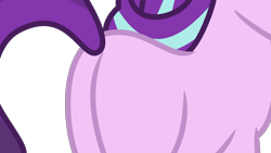 Size: 4000x2249 | Tagged: safe, artist:sapphire-beauty0, edit, edited screencap, screencap, starlight glimmer, pony, unicorn, g4, season 5, the cutie map, blank flank, butt, butt focus, butt only, female, flank, glimmer glutes, plot, s5 starlight, simple background, solo, transparent background, vector