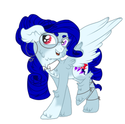 Size: 1007x1002 | Tagged: safe, artist:sajimex, oc, oc only, oc:hajime, pegasus, pony, female, fluffy, mare, reference used, sajimex is trying to murder us, simple background, solo, transparent background