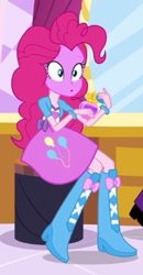 Size: 200x385 | Tagged: safe, screencap, pinkie pie, equestria girls, g4, my little pony equestria girls, cropped, solo