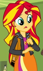 Size: 300x496 | Tagged: safe, screencap, sunset shimmer, equestria girls, g4, my little pony equestria girls: rainbow rocks, cropped, solo