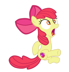 Size: 1171x1218 | Tagged: safe, artist:gmaplay, apple bloom, earth pony, pony, g4, butt, butthurt, cutie mark, cutie mark crusaders, literal butthurt, pain, plot, simple background, solo, the cmc's cutie marks, transparent background