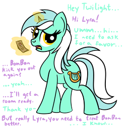 Size: 2000x2000 | Tagged: safe, artist:dafiltafish, lyra heartstrings, pony, unicorn, comic:day by day, g4, cellphone, dialogue, female, high res, implied lesbian, implied lyrabon, implied shipping, implied twilight sparkle, levitation, magic, motorola, phone, phone call, simple background, solo, telekinesis, transparent background
